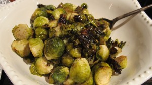Brussel Sprouts White Bowl