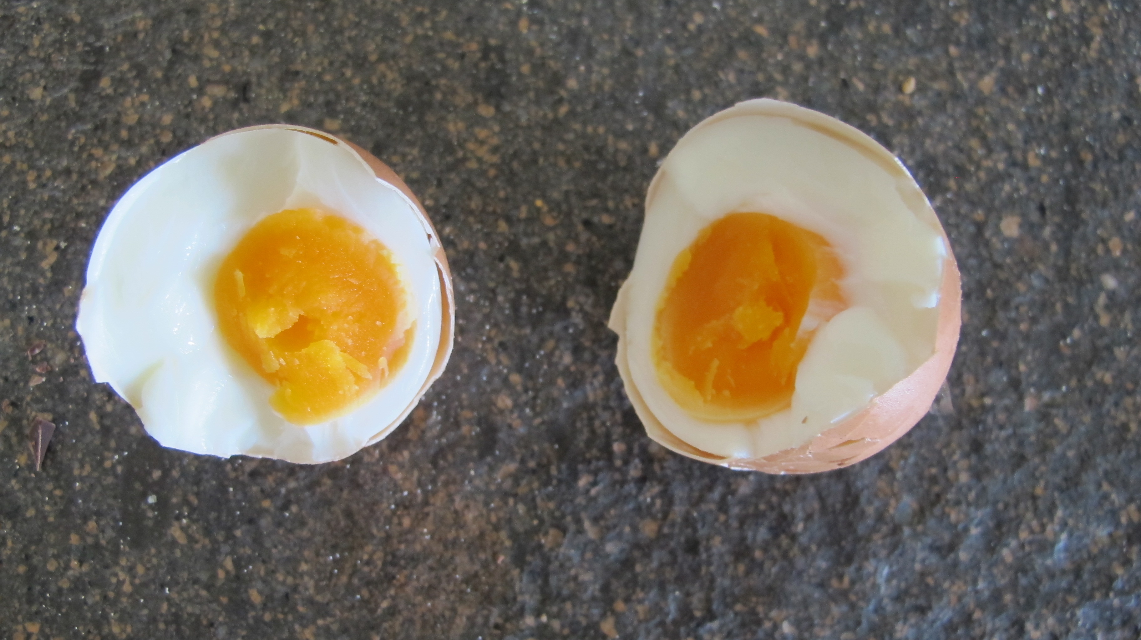 Take a look at the orange of that yolk. 