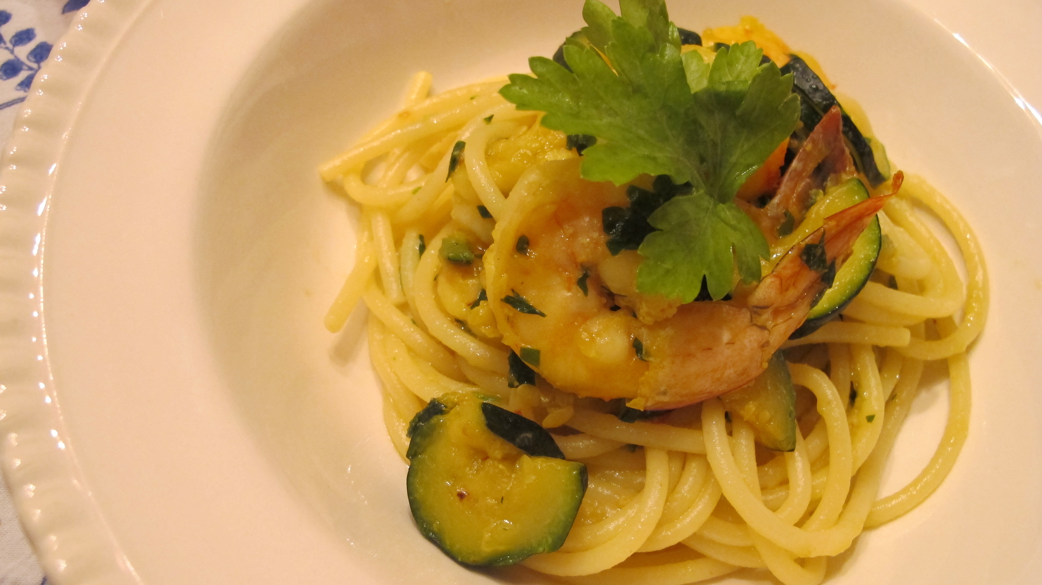 Shrimp and Zucchini Pasta