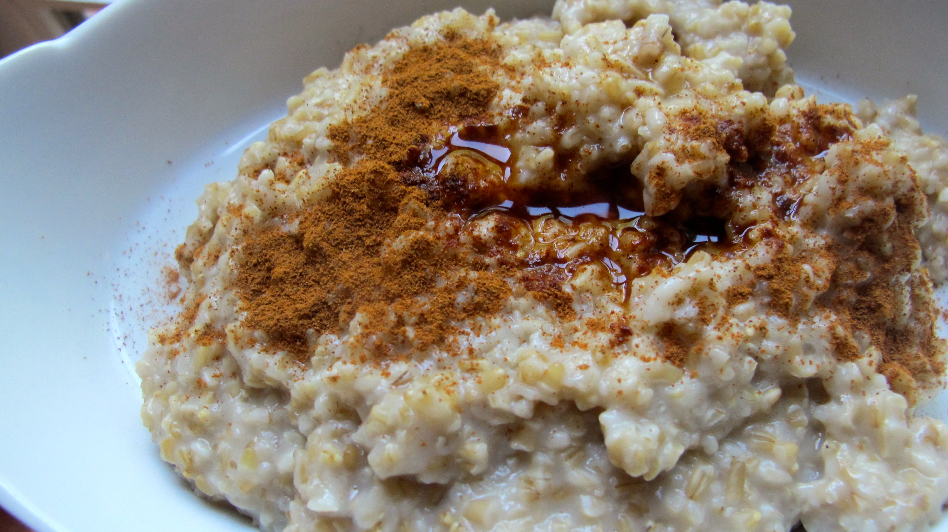 Oatmeal with Cinnamon and Sugar