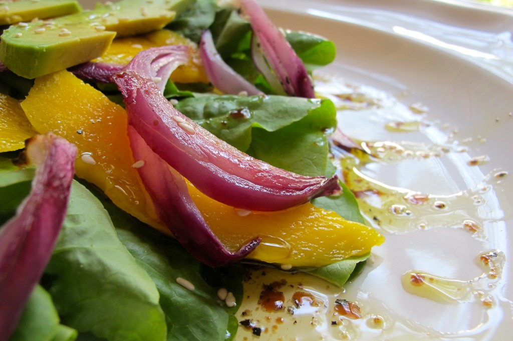 Salad with Mango, Avocado, Quinoa