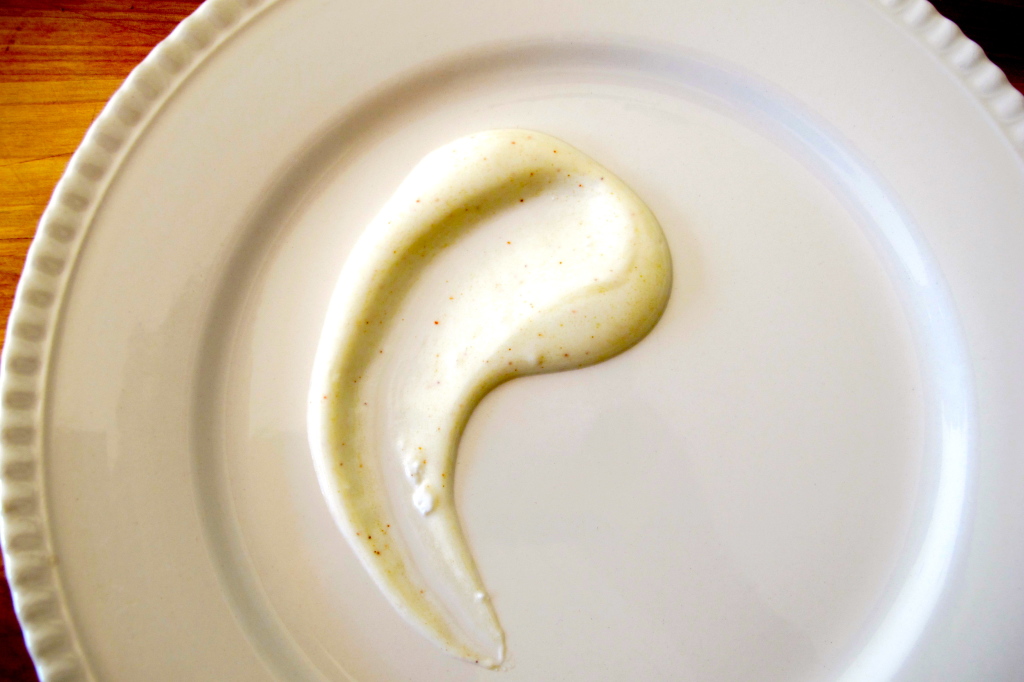 Plating Food: Sunchoke and Roasted Eggplant Salad with Buttermilk Dressing